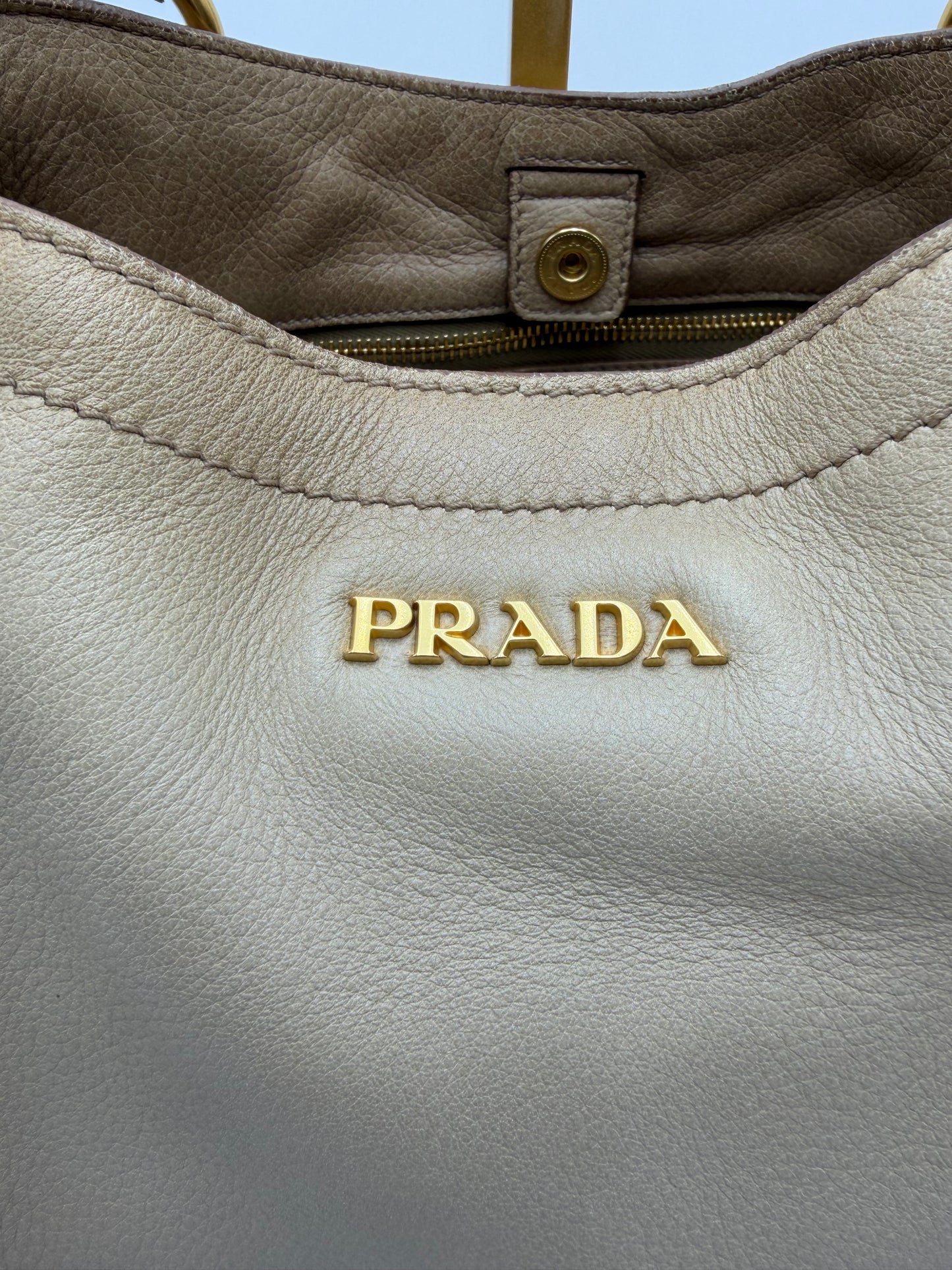 Prada Deerskin Shoulder Bag