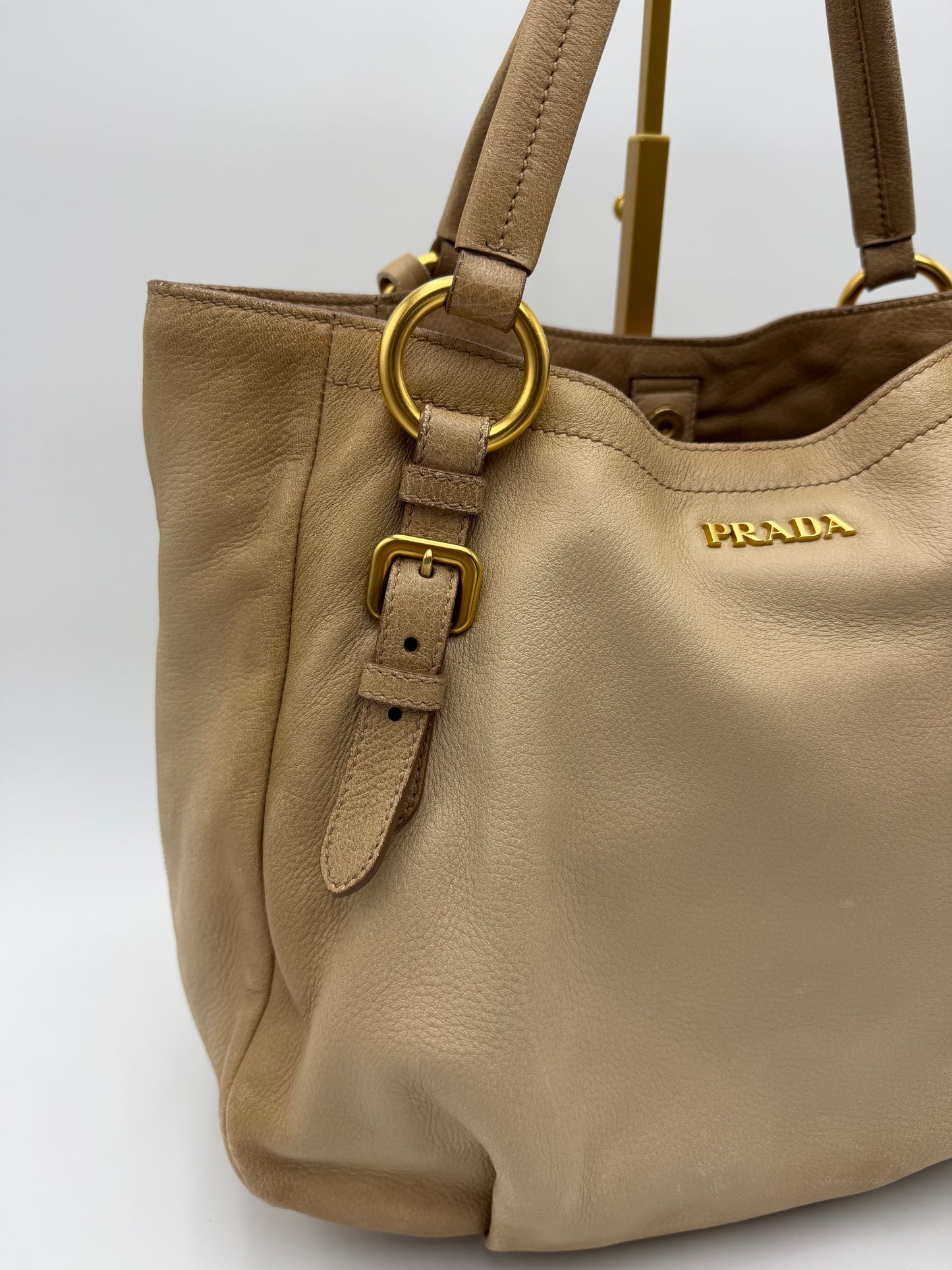Prada Deerskin Shoulder Bag
