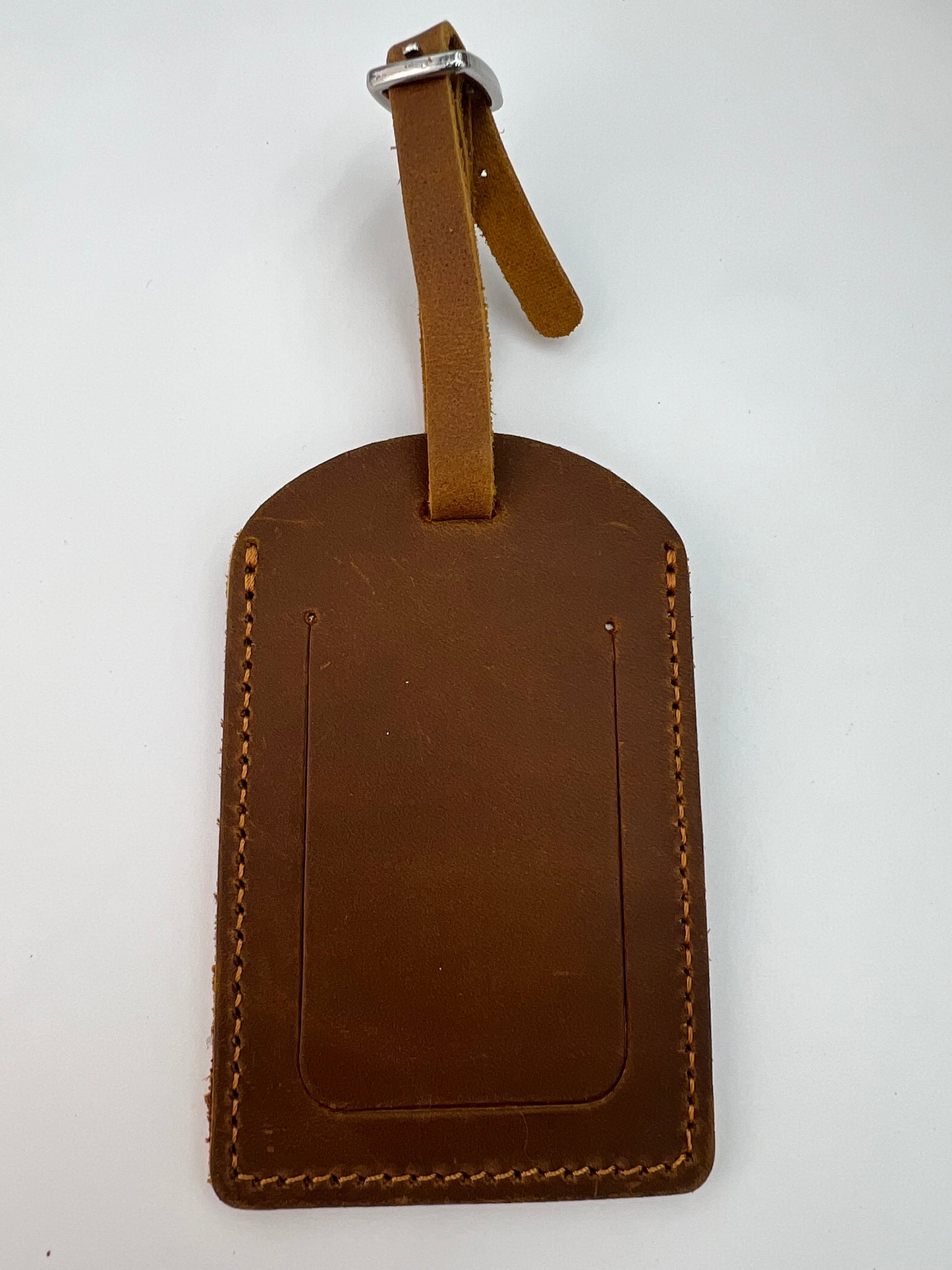 Murakami Hand Painted Leather Luggage Tag