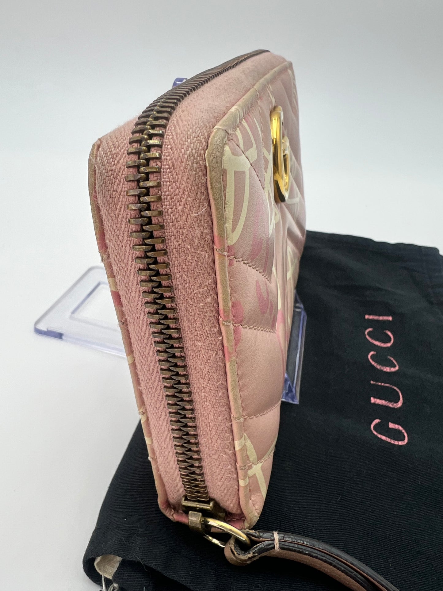 GucciGhost Pink Star Wallet