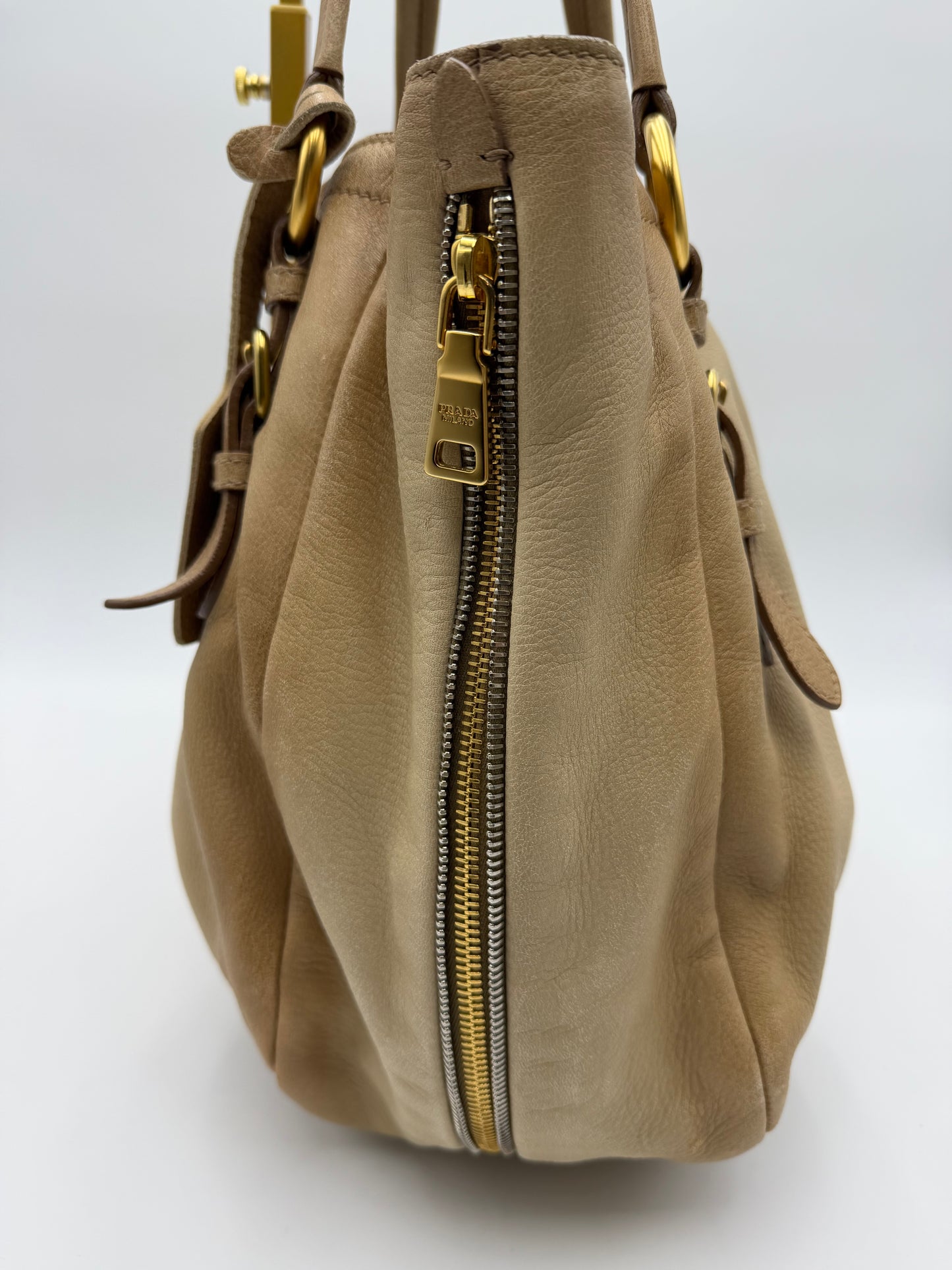 Prada Deerskin Shoulder Bag