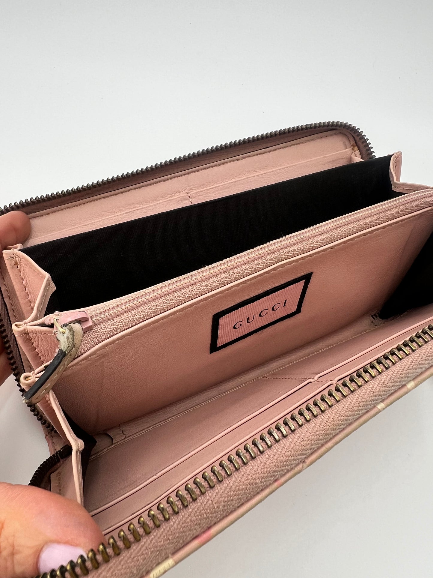 GucciGhost Pink Star Wallet