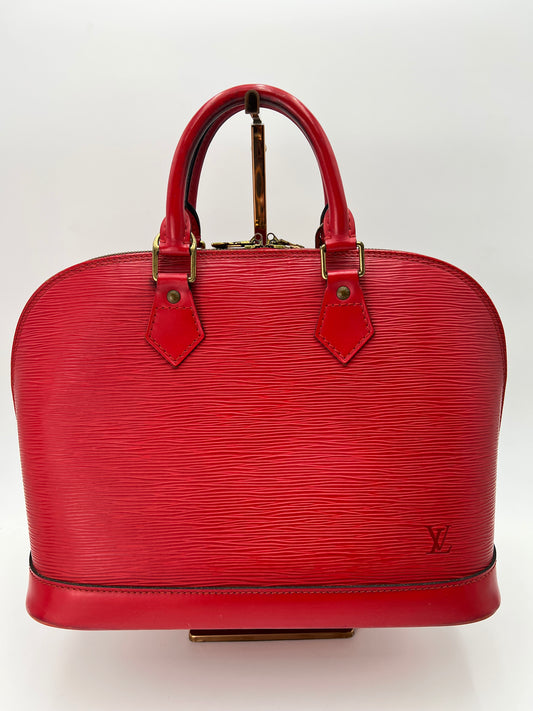 Louis Vuitton Alma PM Red Epi