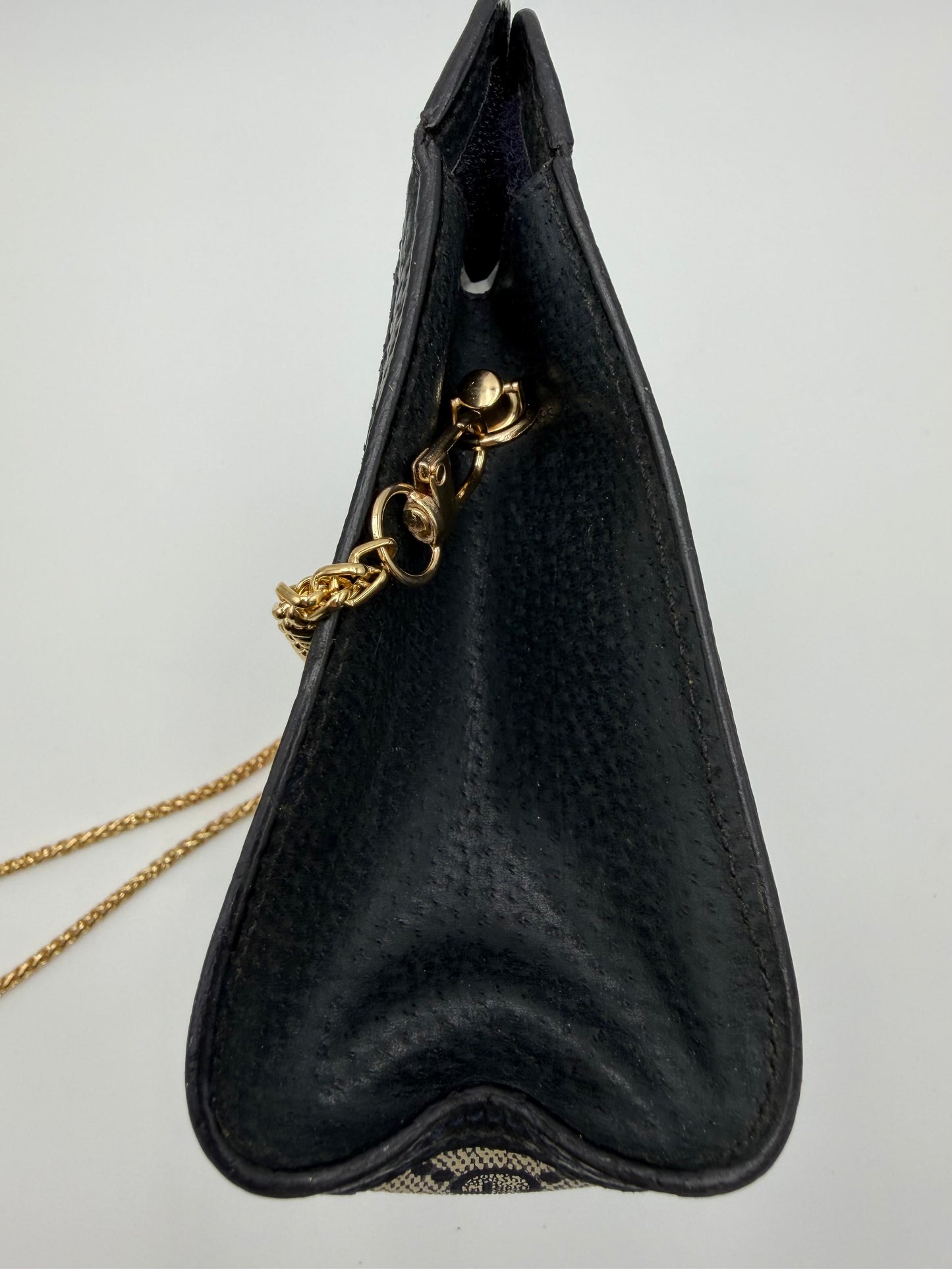 Gucci Navy Sherry Line Clutch/Crossbody
