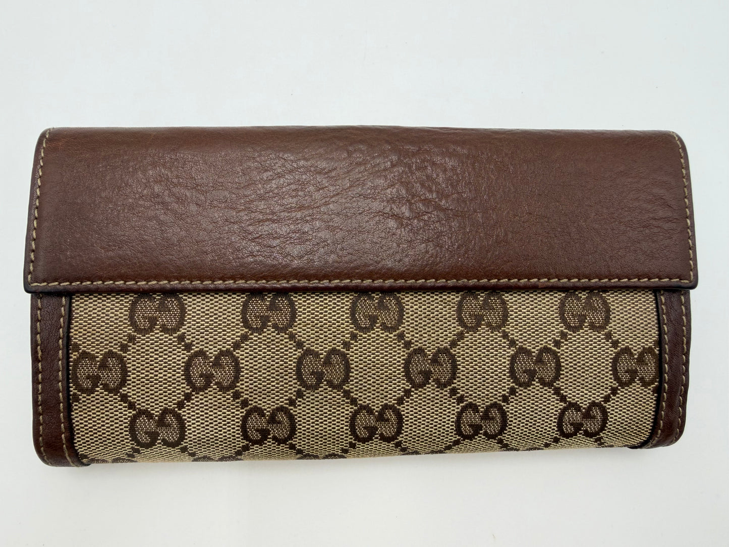 Gucci Monogram G-Clasp Wallet