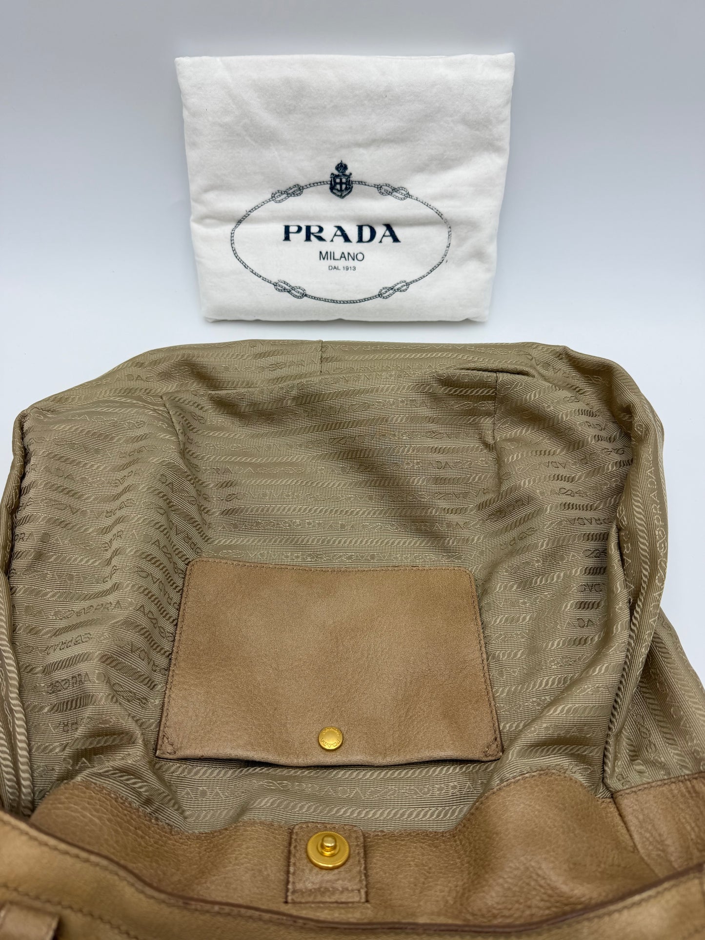 Prada Deerskin Shoulder Bag