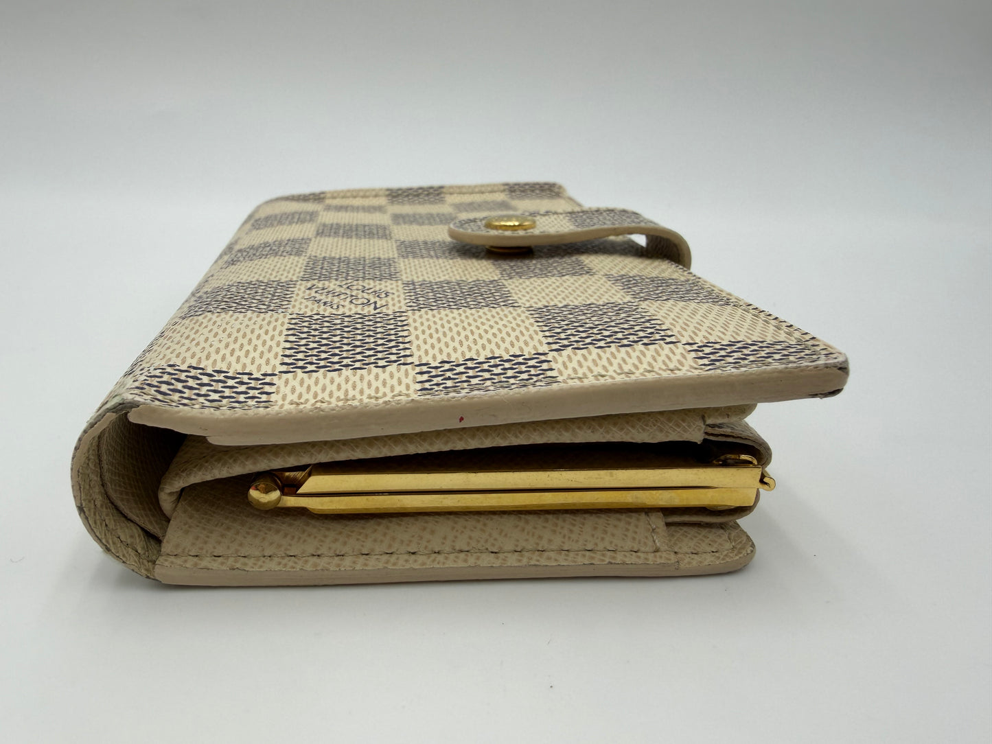 Louis Vuitton Damier Azure Kisslock Wallet