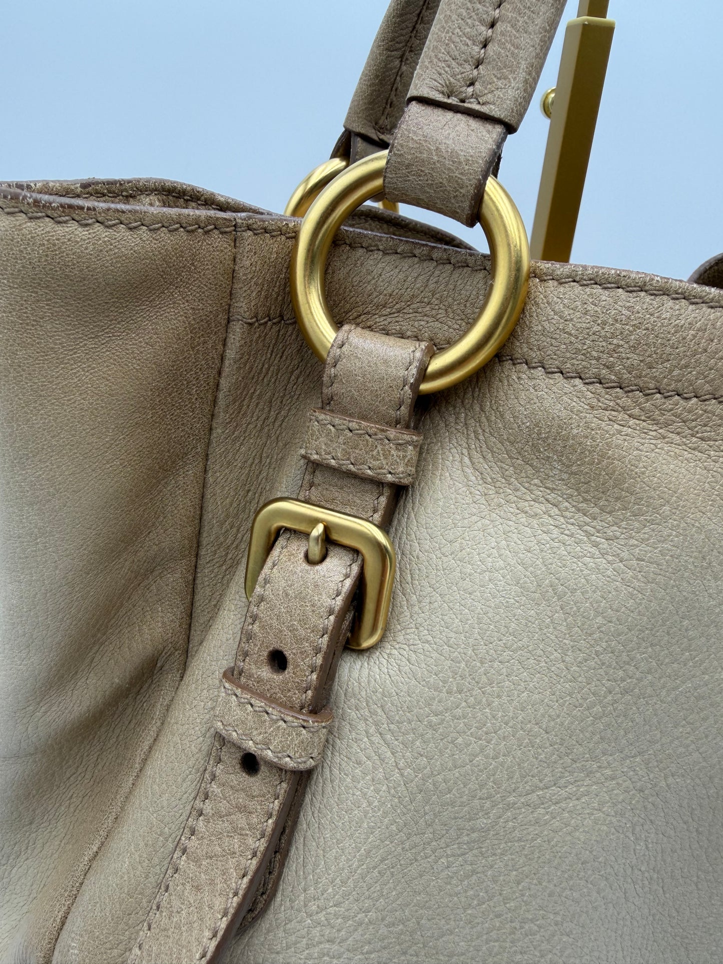 Prada Deerskin Shoulder Bag