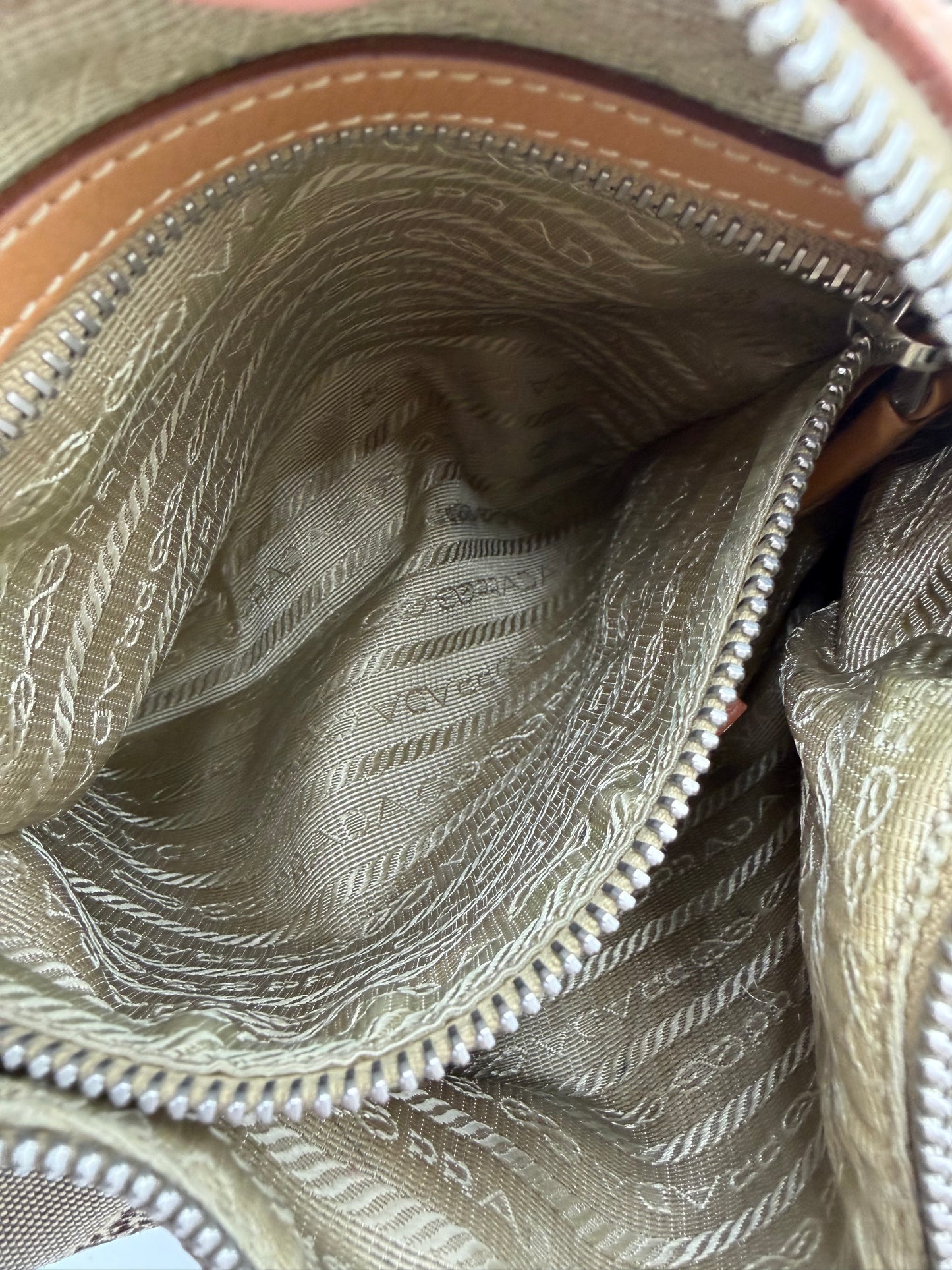Prada Logo Jacquard Crossbody