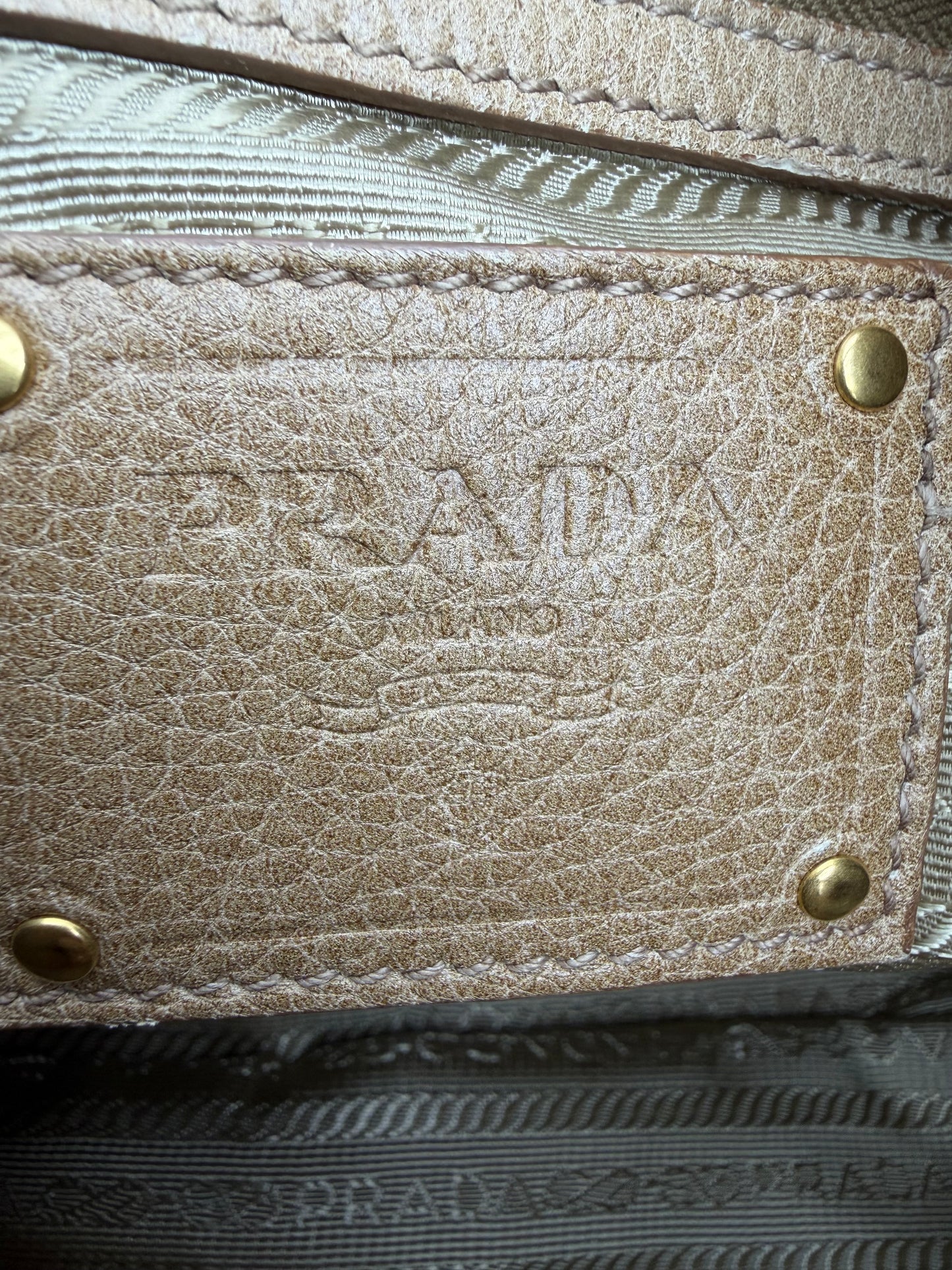 Prada Deerskin Shoulder Bag