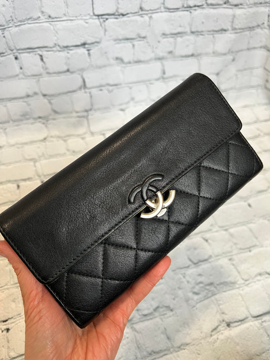 Chanel Half Coco Mark Flap Wallet