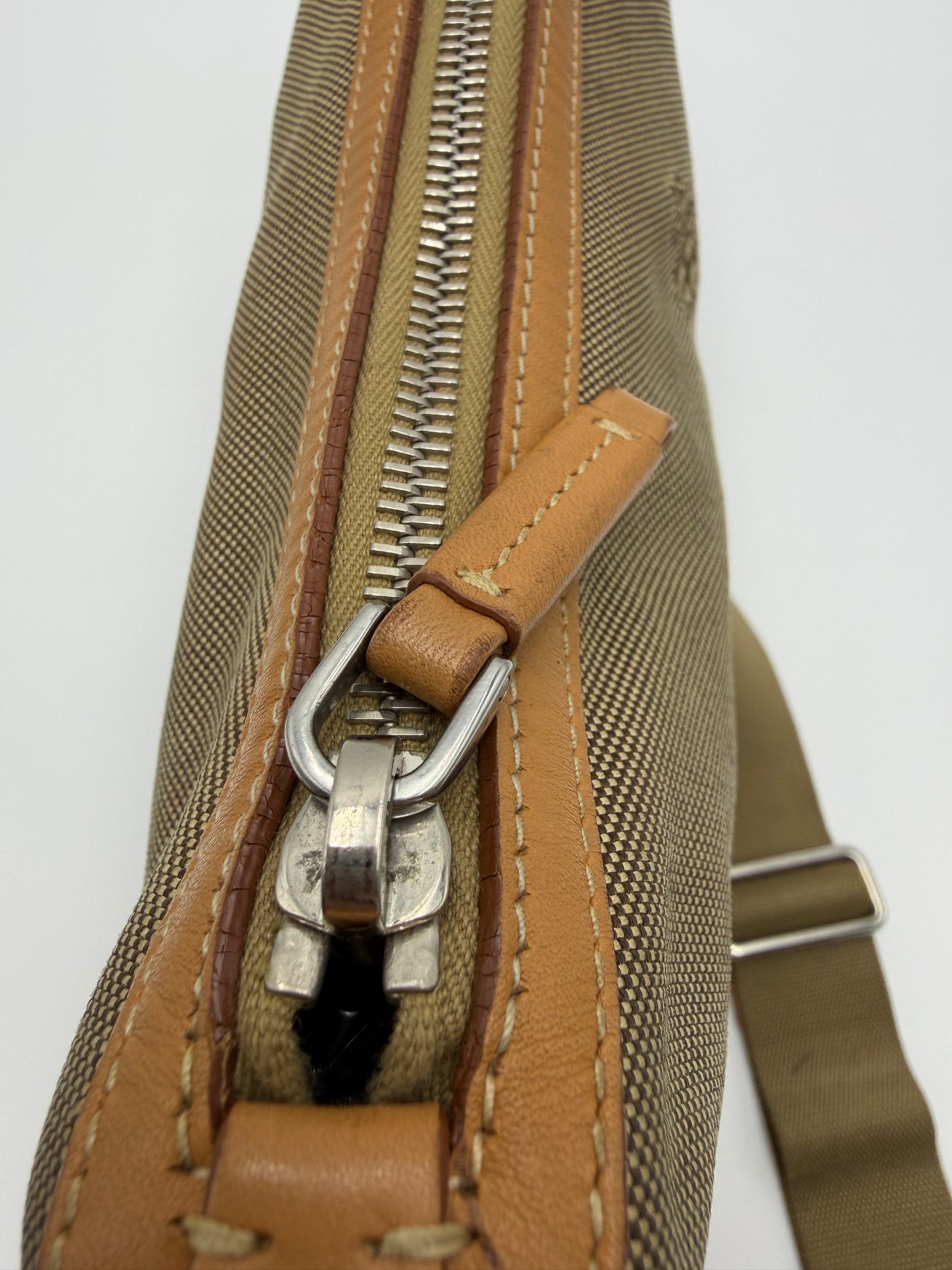 Prada Logo Jacquard Crossbody