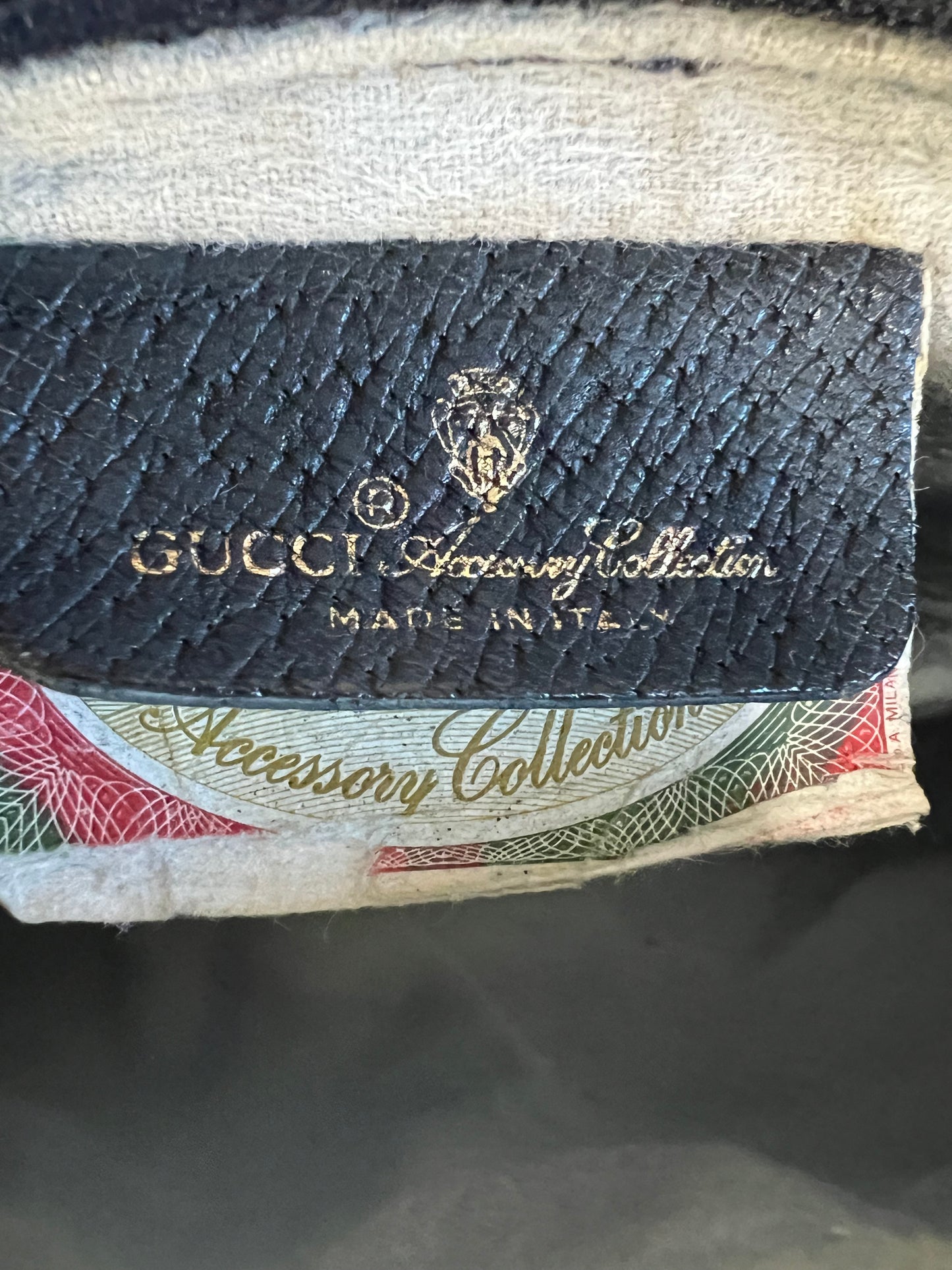 Gucci Navy Sherry Line Crossbody