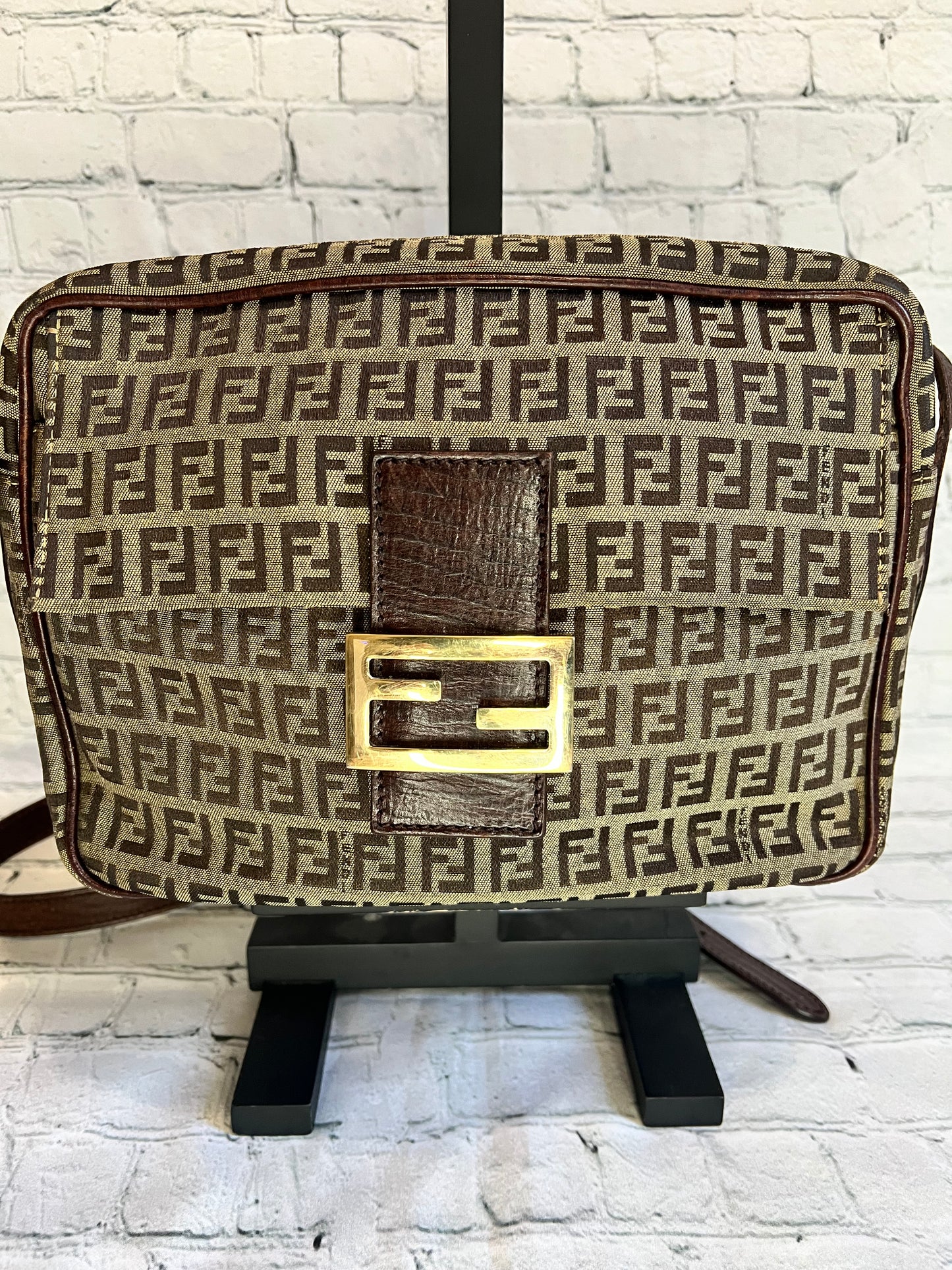 Fendi Monogram Buckle Bag