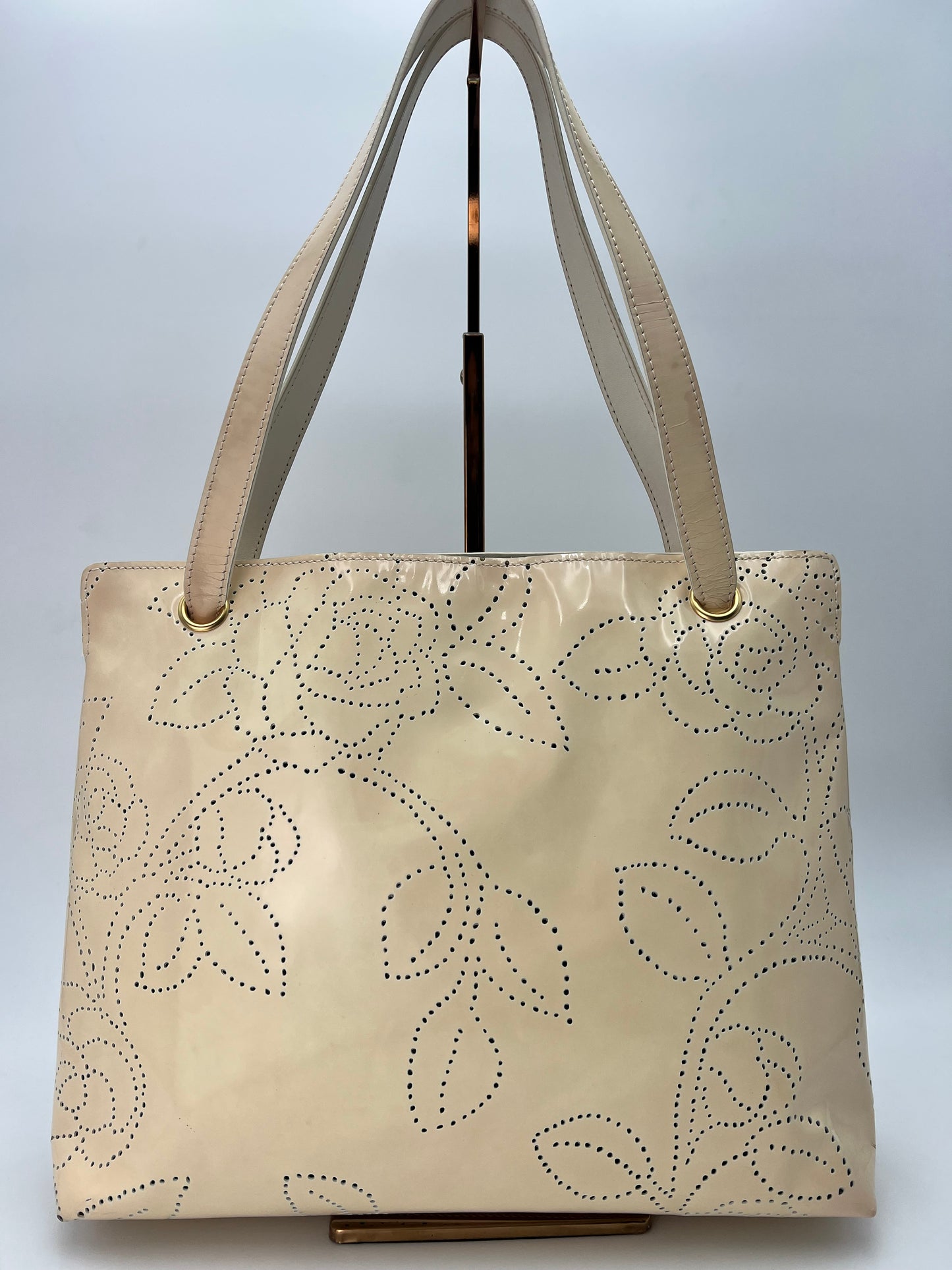 Chanel Camellia Patent Leather