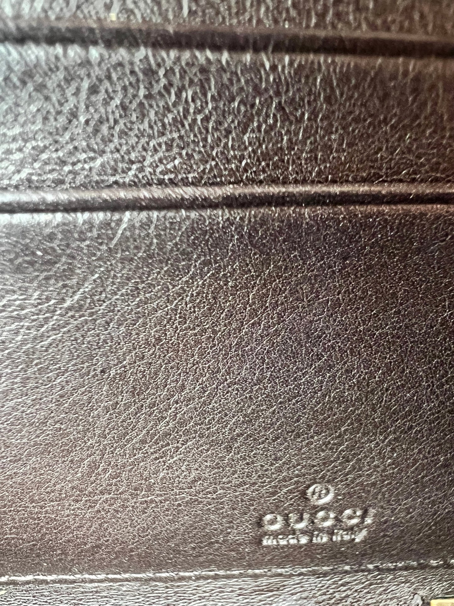 Guccissima Interlocking G Zip Around Wallet