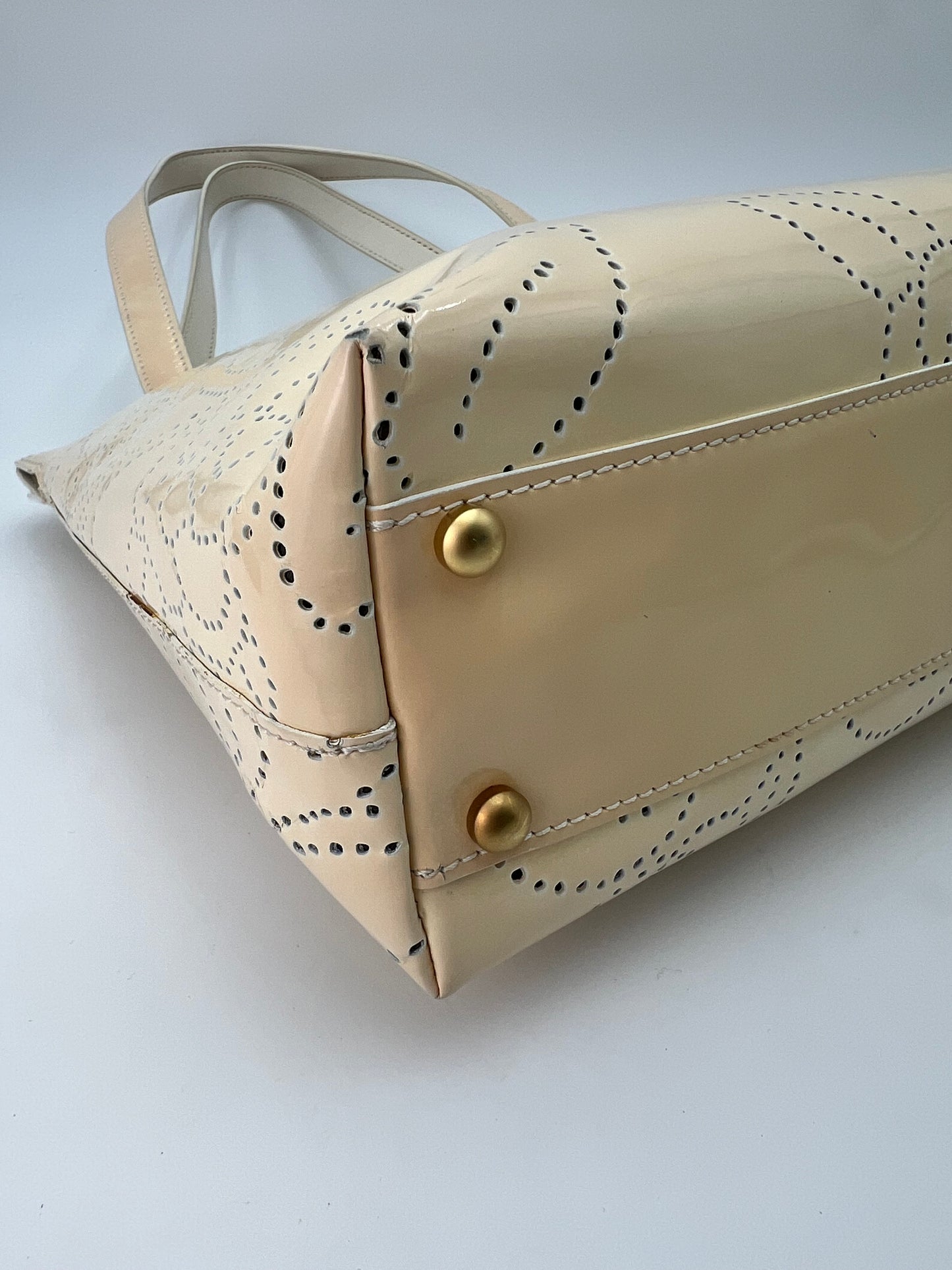 Chanel Camellia Patent Leather