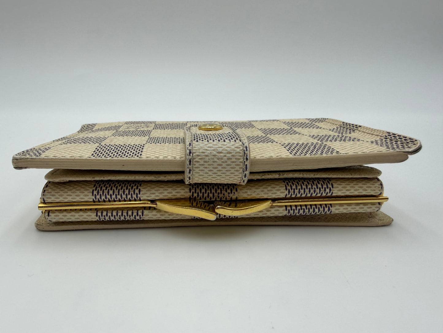Louis Vuitton Damier Azure Kisslock Wallet