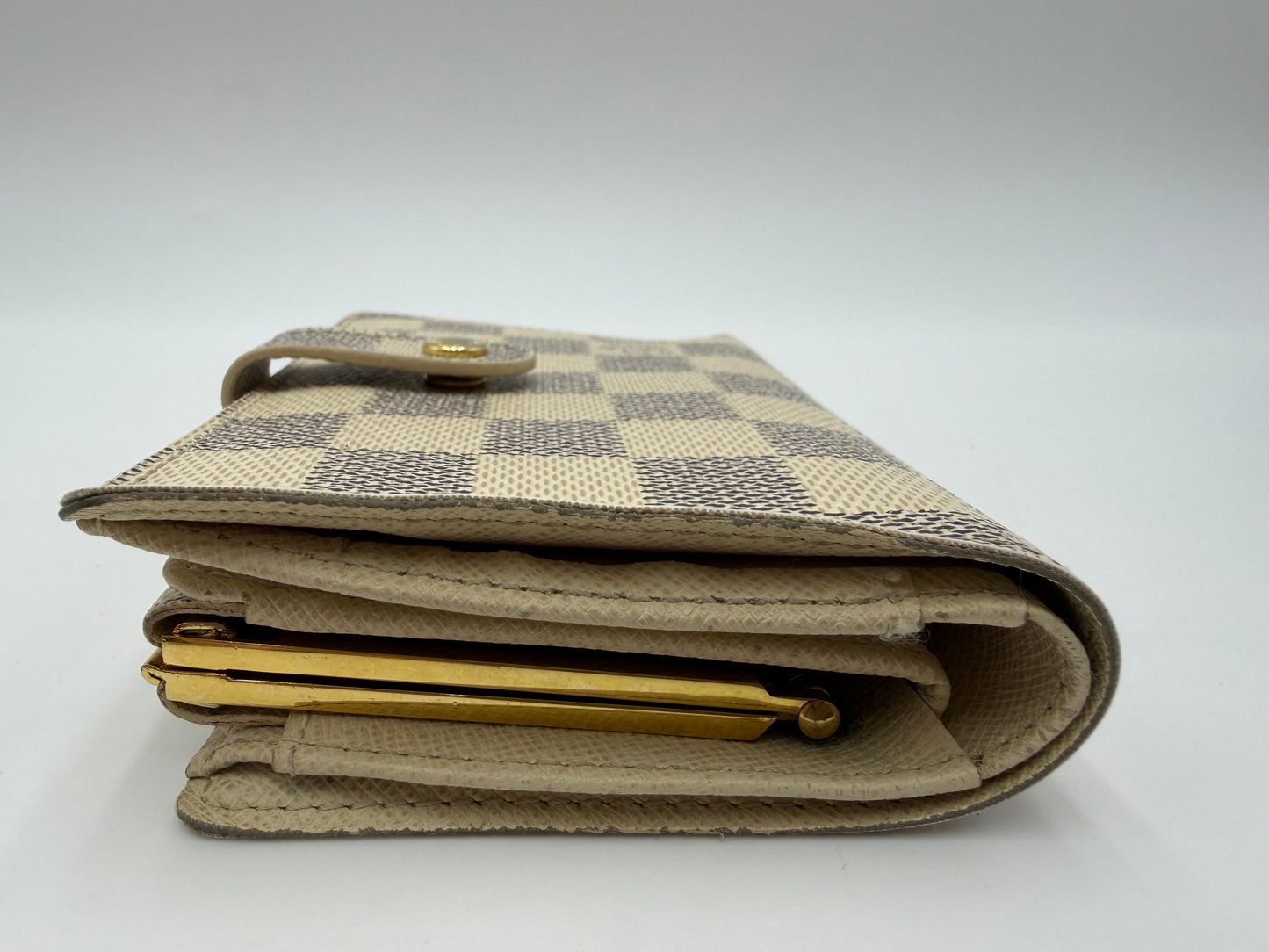 Louis Vuitton Damier Azure Kisslock Wallet