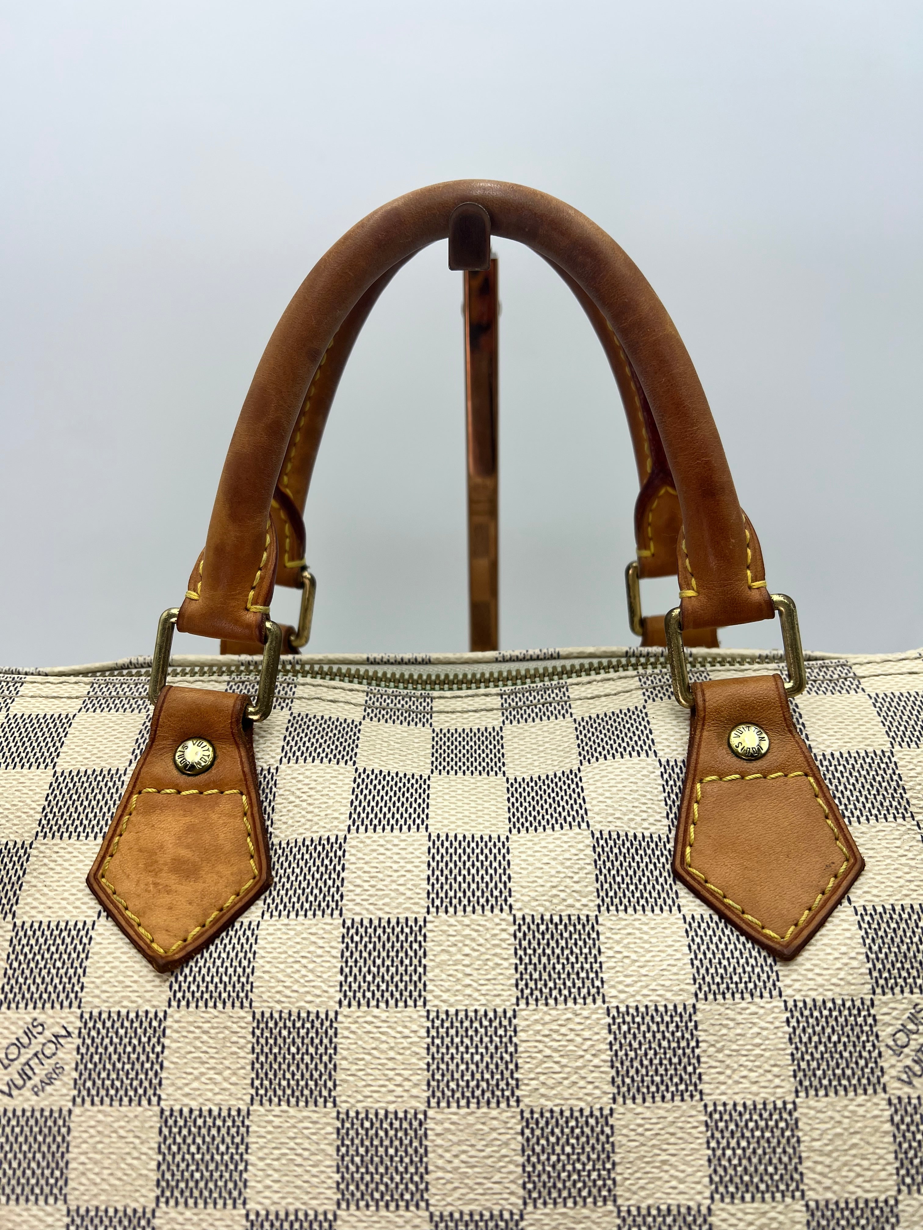 Louis Vuitton Speedy 30 Damier Azure – Vine Vintage Bag Co.