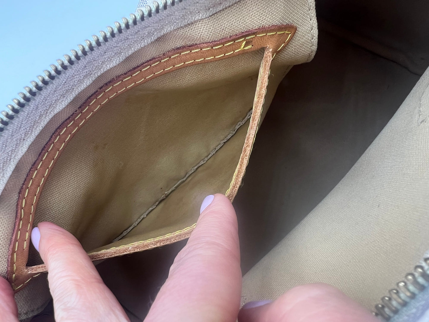 Louis Vuitton Speedy 30 Damier Azure