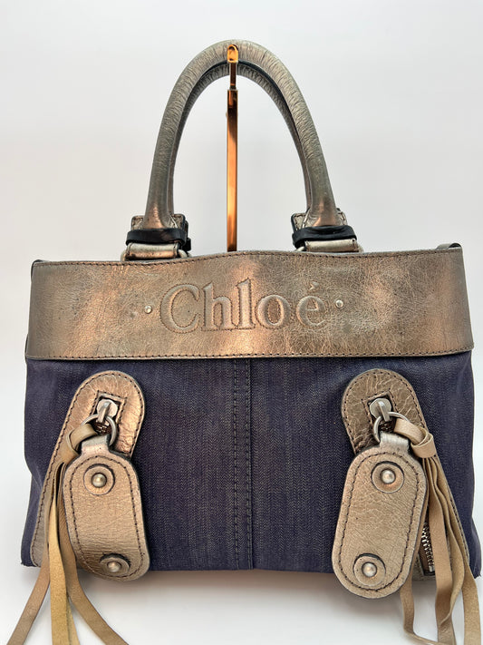 Chloe Denim Satchel