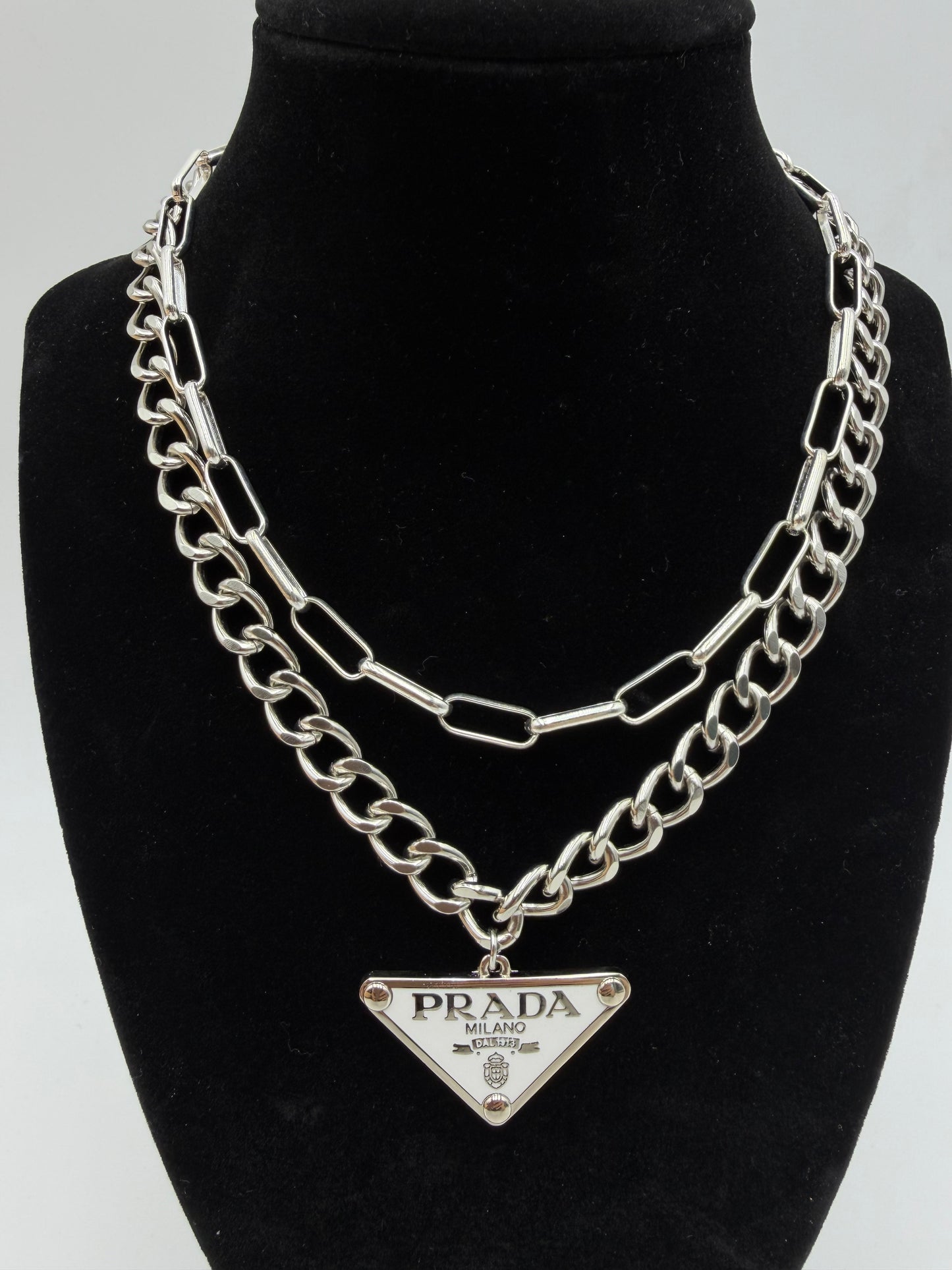 Prada Tiered Necklace